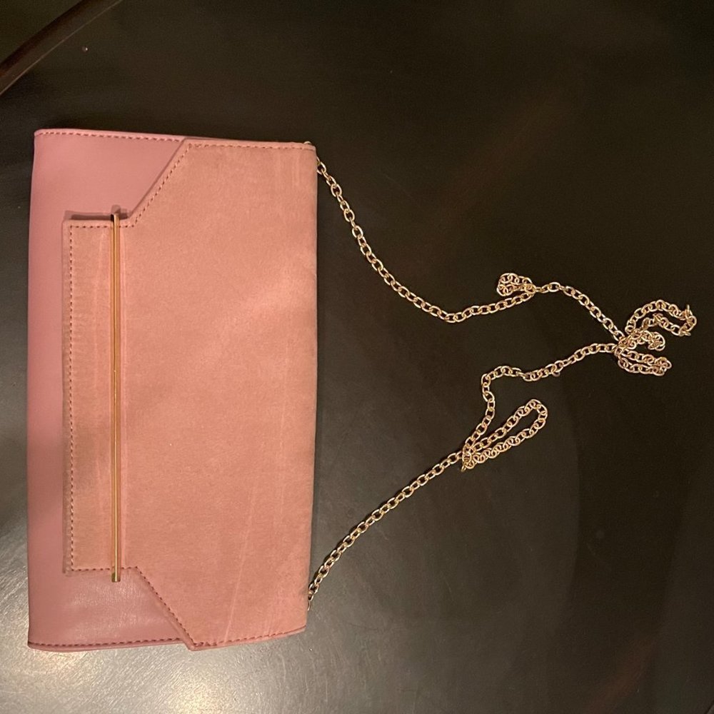 Blush Aldo Crossbody | Faux Suede and Leather | Used Once